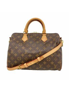 Louis Vuitton Handbag Monogram Speedy Bandouliere 30 Brown 2-Way Bag